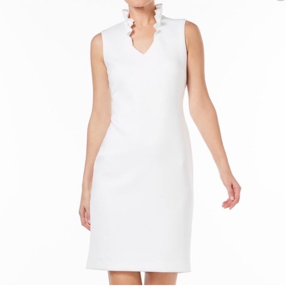 Calvin Klein White Brunch Dress - Picture 2 of 9